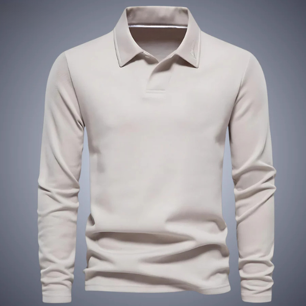 (1+1 Gratis) (NEW) BEST SELLER - Vincent® | Poloshirt met lange mouwen