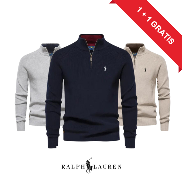 BLACK FRIDAY WEEK - (1+1 Gratis) Scott® | Gebreide Zip Sweater Voor Mannen