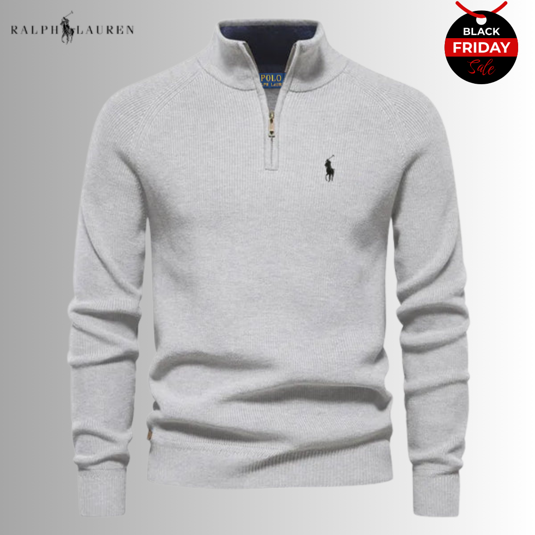 BLACK FRIDAY WEEK - (1+1 Gratis) Scott® | Gebreide Zip Sweater Voor Mannen