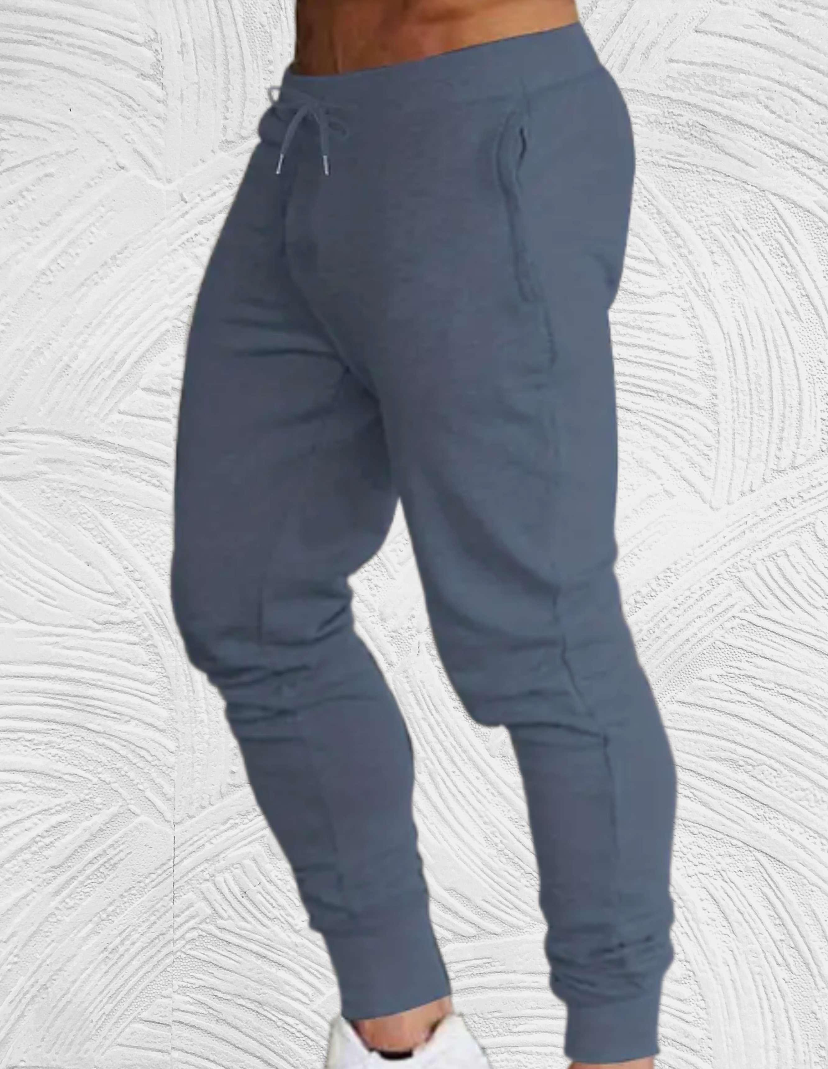 Greyson - Simpele skinny joggingbroek met hoge taille voor heren - Miller-Mode